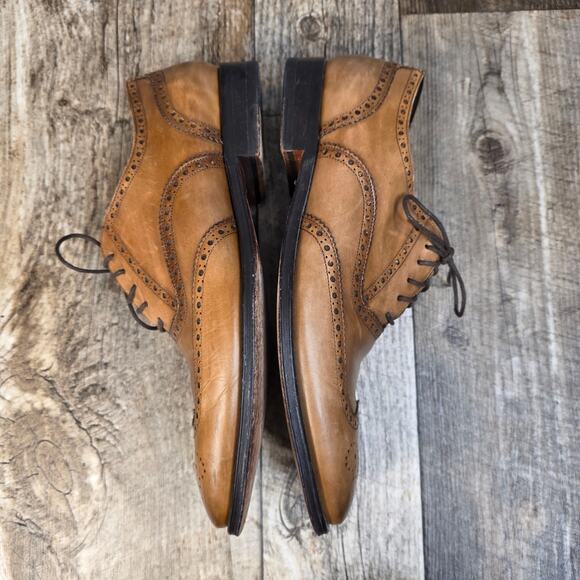 To Boot New York Emil Wingtip Oxford Dress Shoes Size 11 Brown main image 4